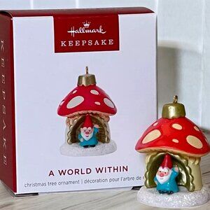 2024 "A World Within" #10 in this Series Hallmark MINI Gnome ornament